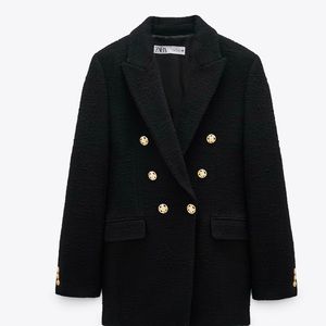 Zara Textured Weave Jacket